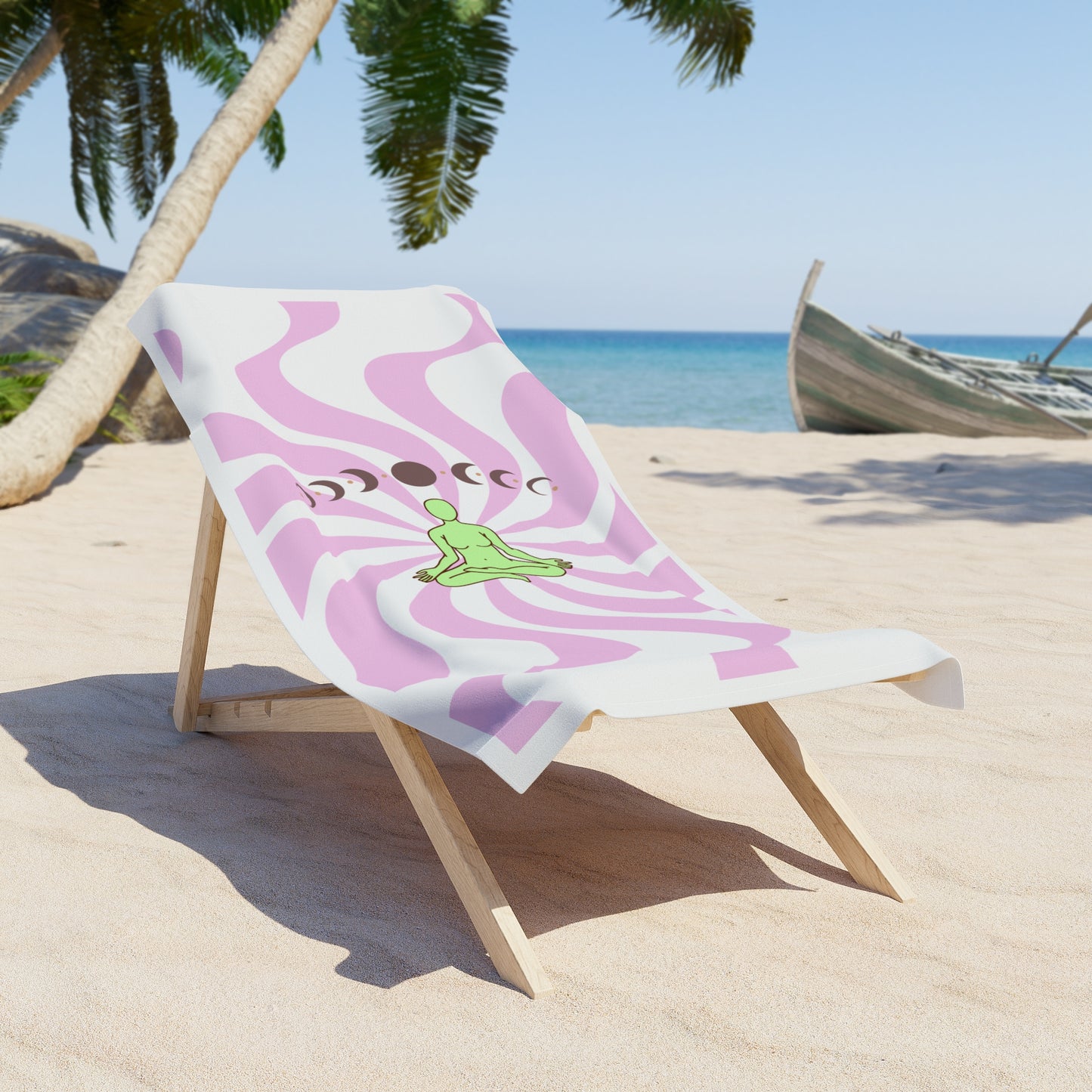 Nallua Zen Vibes Beach Towel
