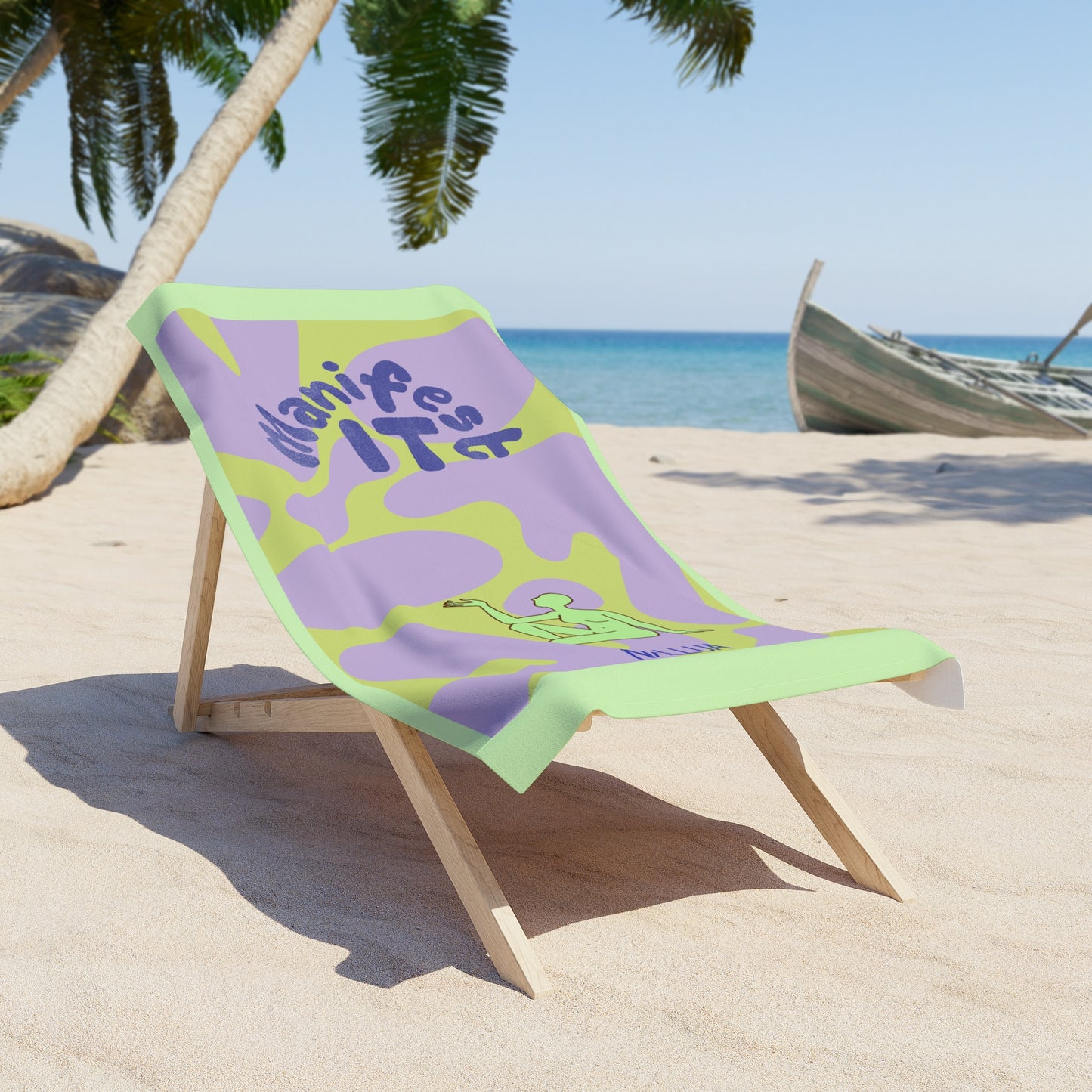 Manifest it Beach Towel
