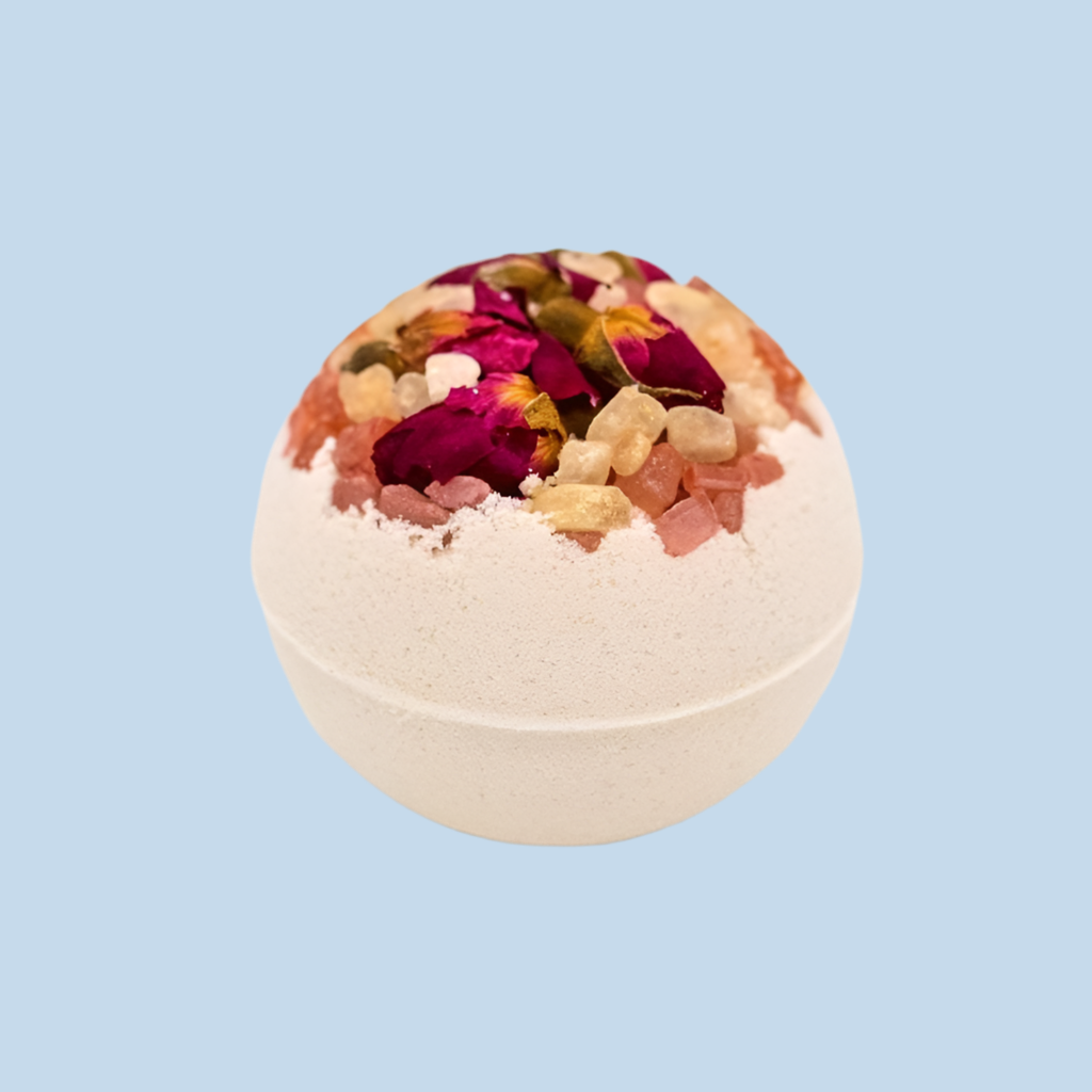 Artisan Wild Rose Petal Vegan Bath Bomb