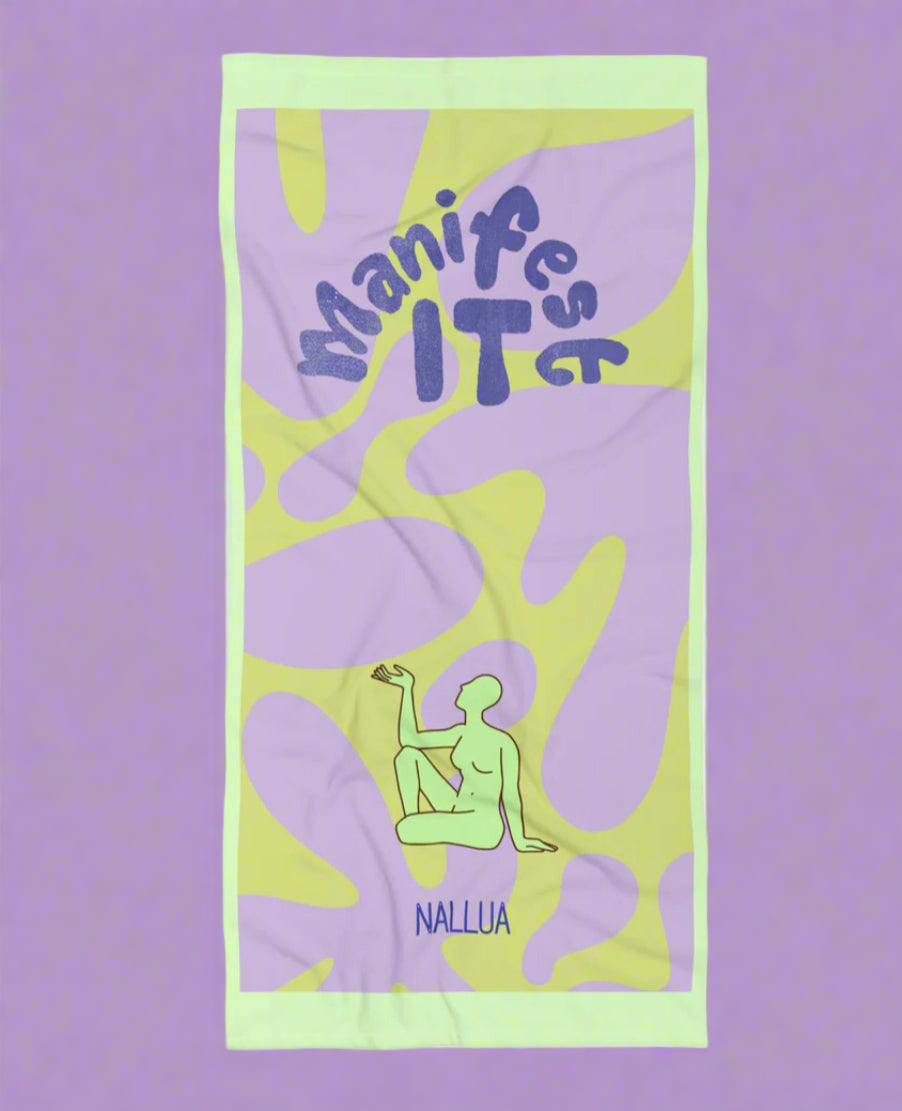 Manifest it Beach Towel