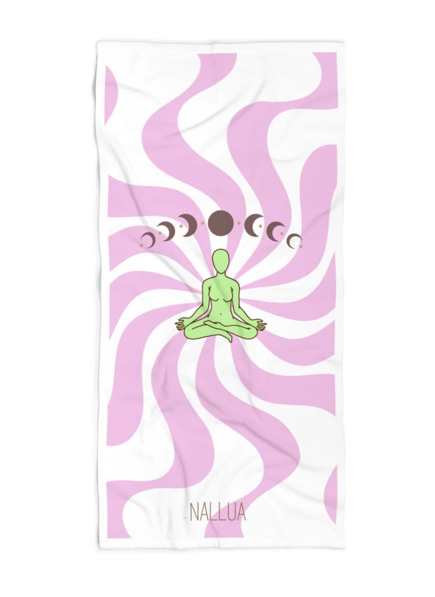 Nallua Zen Vibes Beach Towel