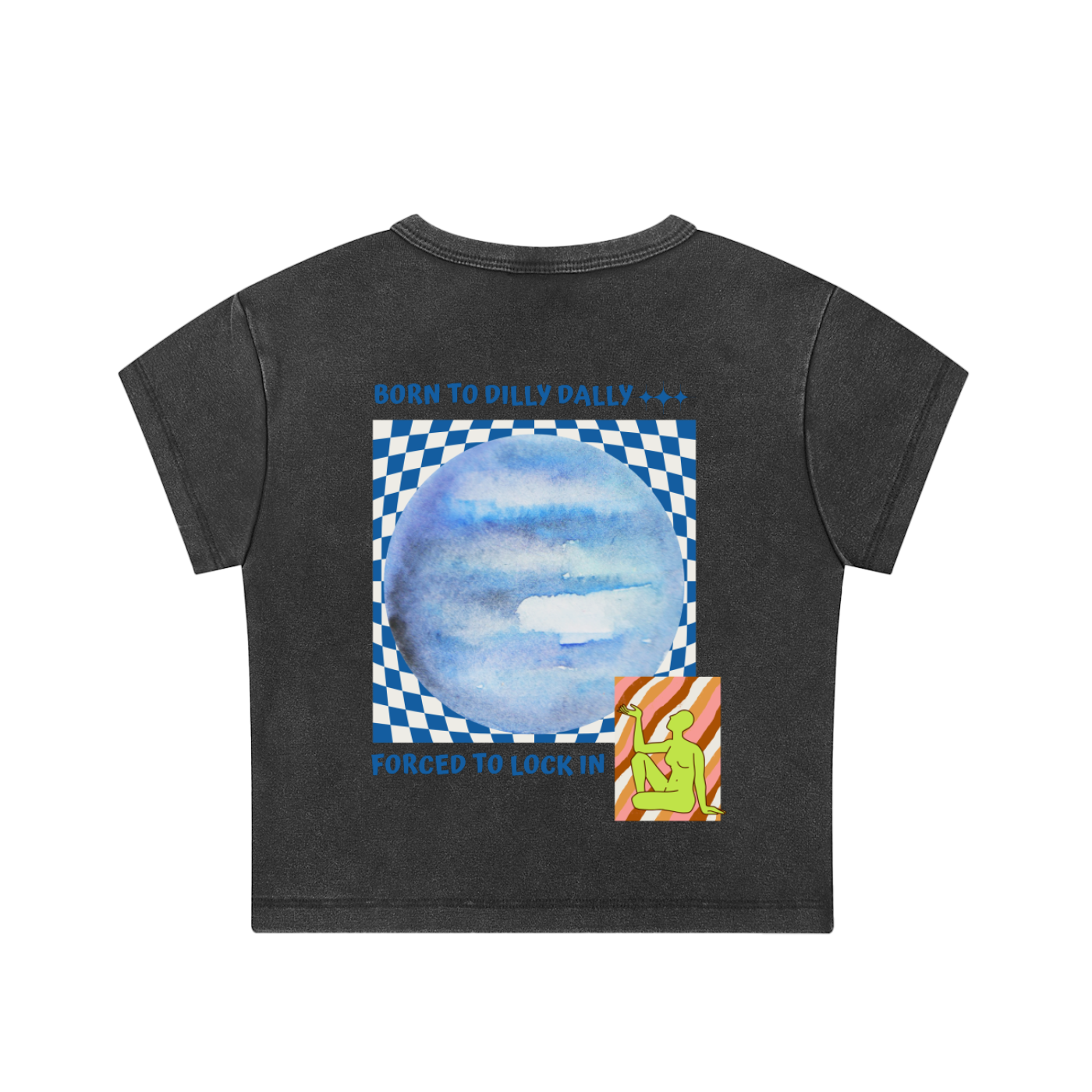 Born to Dilly Dally Crop Top