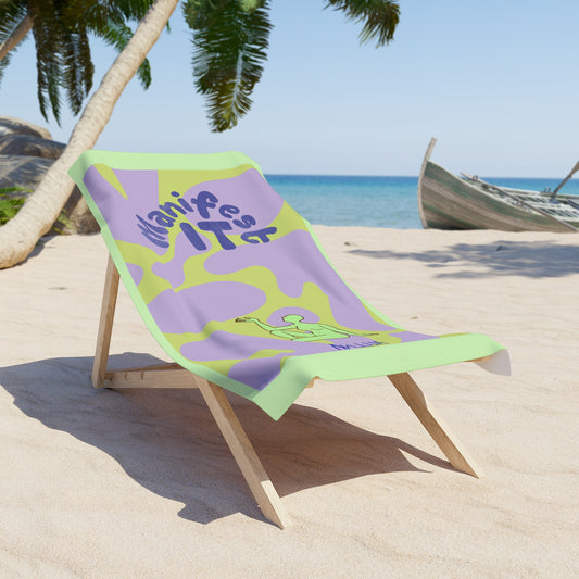 Manifest it Beach Towel